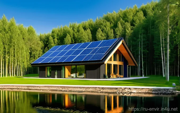 친환경 기술의 발전 - **Renewable Energy Harmony: A Russian Dacha Powered by Sun and Wind**
Imagine a picturesque, mod...