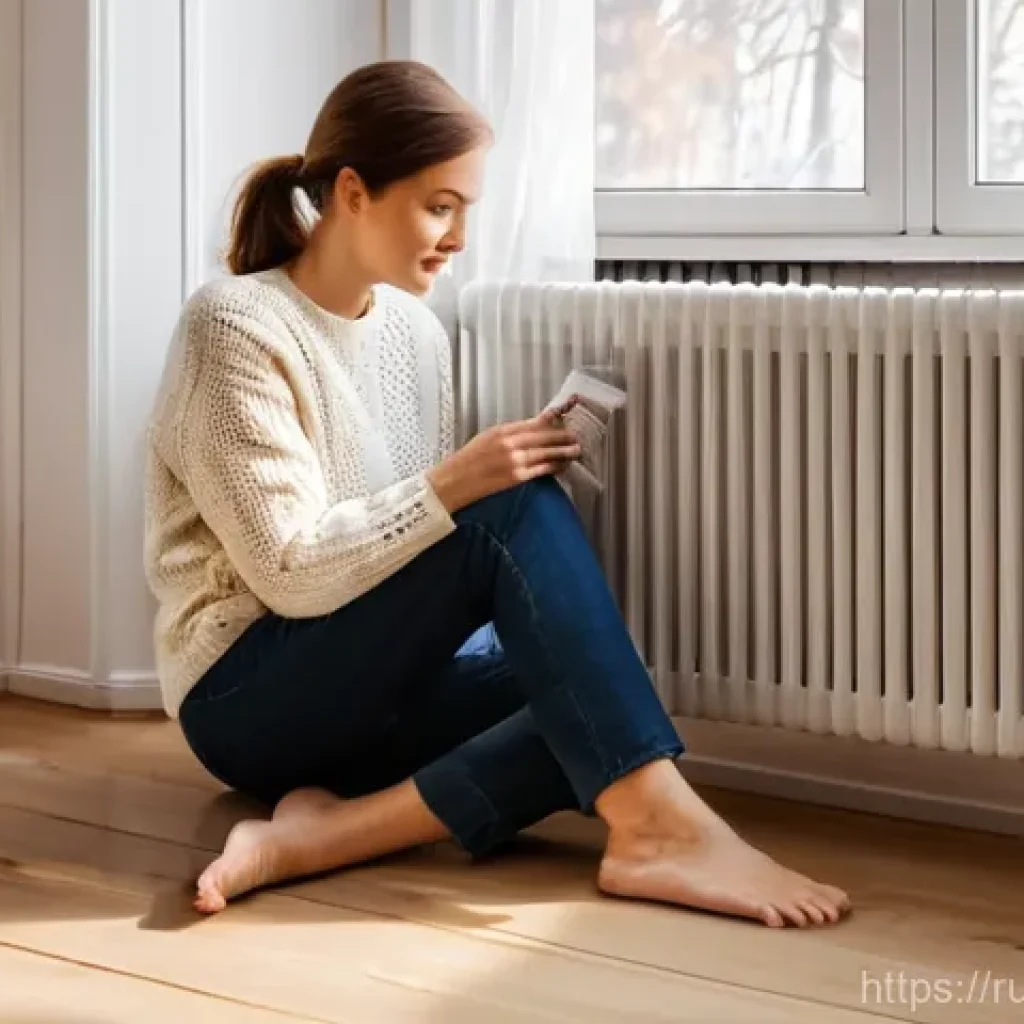 에너지 절약과 효율성 - **Prompt: Cozy Russian Winter Apartment with Heating Efficiency**
"A warm and inviting interior ...