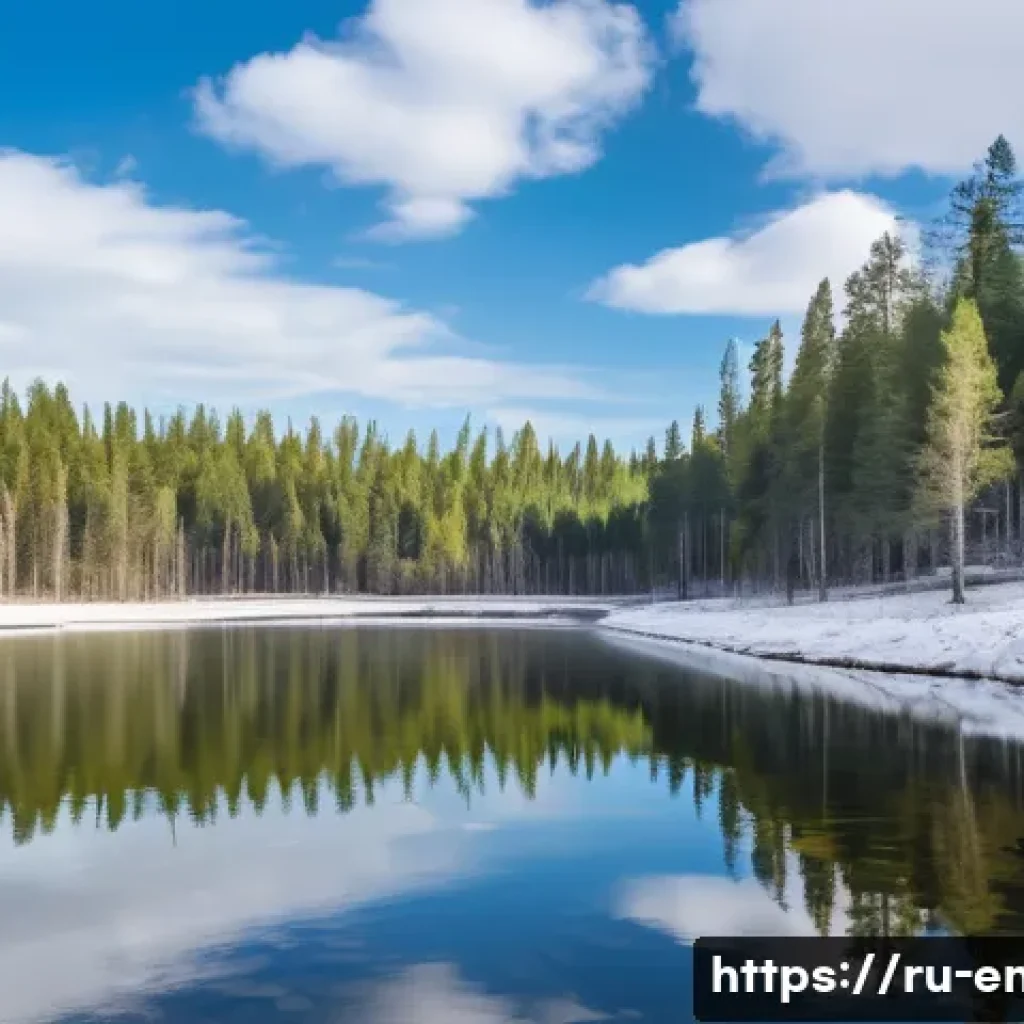 기후 변화로 인한 자연재해 - A vast Siberian nature reserve landscape showing the transformation of ecosystems due to climate cha...